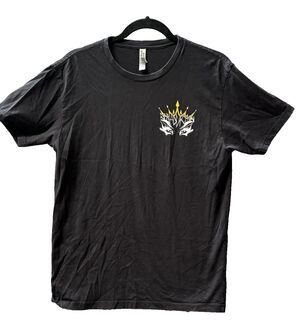 Next Level Apparel Benandiction Graphic T-Shirt Black Men's Size M